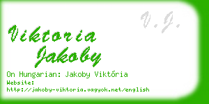 viktoria jakoby business card