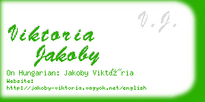 viktoria jakoby business card